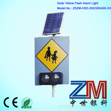 Aluminum LED Solar Powered Flashing Traffic Signs